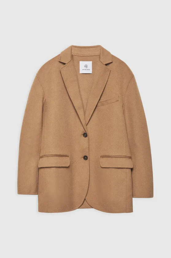 Luxurious Quinn Blazer Camel Cashmere Blend
