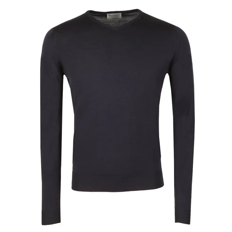 mens blue v neck pullover