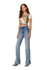 Diesel - Bootcut Jeans - 2003 D-Escription - Jeans - Woman - Blue