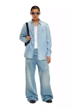 Diesel Men's Blue Denim Shirt - Regular Fit, Eco-Friendly Cotton