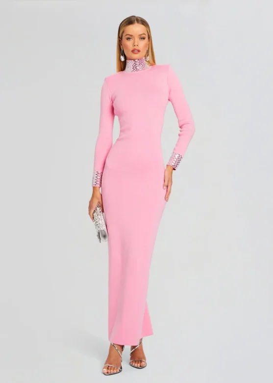 Monroe Embellished Knit Dress - Elegant Style & Timeless Charm -3 Colors
