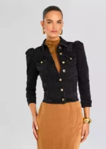 Ada Jacket: Unleash Timeless Style with Puffed Sleeves & Cinched Fit in 10 Bold Colors