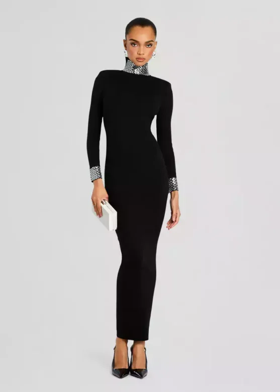 Monroe Embellished Knit Dress - Image 2