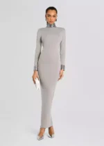 Monroe Embellished Knit Dress - Elegant Style & Timeless Charm -3 Colors