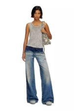 Diesel Relaxed 2078 D-Ainty Joggjeans - Stylish Women's Blue Jeans