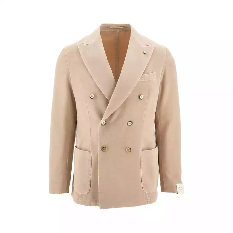 L.B.M. 1911 Tailored double-breated twill jacket