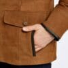 Moore Men's Tan Leather Jacket