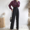 Versatile High-Waist Women's Work Pants - Image 3