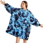 Krifey Wearable Blanket Hoodie – Oversized Sherpa Sweatshirt with Giant Pocket, Perfect Birthday Gift for Women, Men, Mom, and Girlfriend