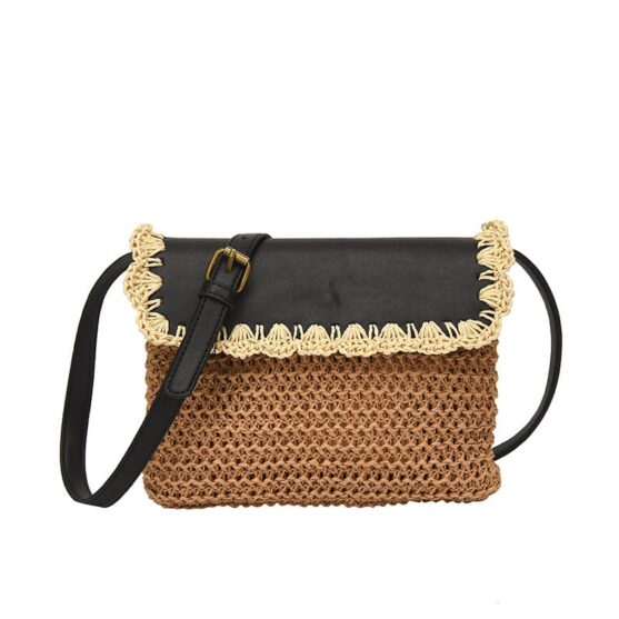 Stylish Medium Soft Straw Bag - Image 3