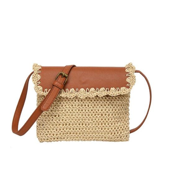 Stylish Medium Soft Straw Bag - Image 7