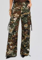 Camo Cargo Pants for Women