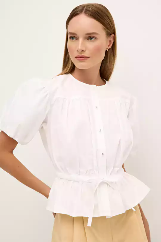 Wills Top by Marie Oliver: Chic White Shirts for Every Occasion
