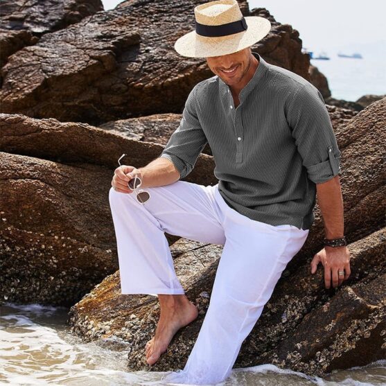 Men's Casual Smart Shirt - Image 8