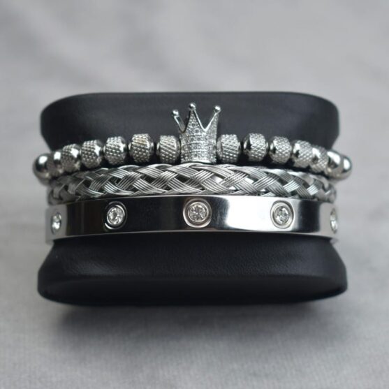 Women's crown inspired woven bracelet sets - Image 6