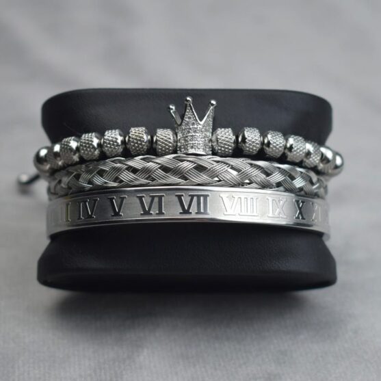 Women's crown inspired woven bracelet sets - Image 4
