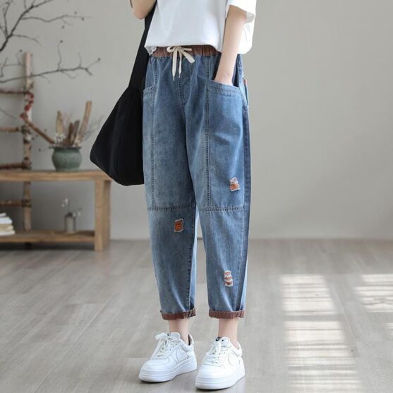 Petite Wide-Leg Cropped Pants - Image 4
