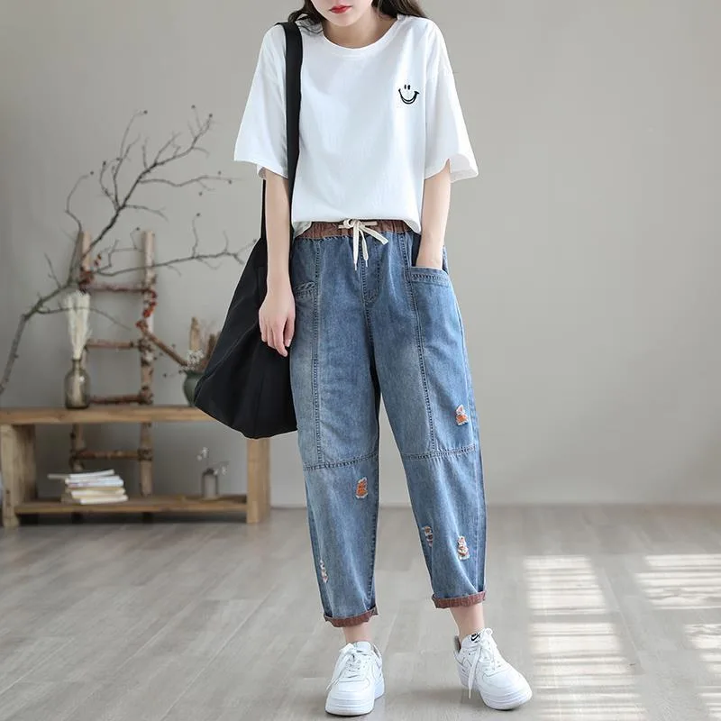 Petite Wide-Leg Cropped Pants