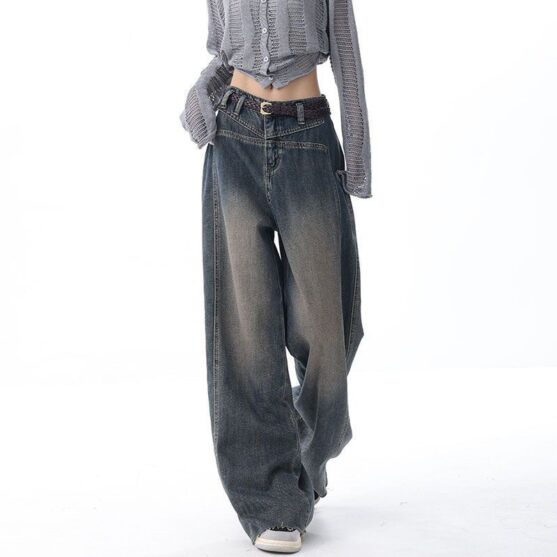 Best Women's Wide Leg Jeans High Waist Straight Leg - Image 8