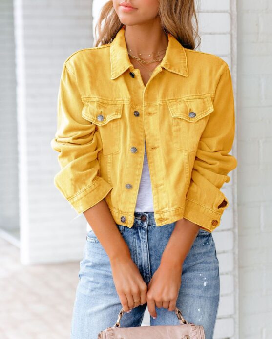 Latest jean Jacket for Ladies - Image 4