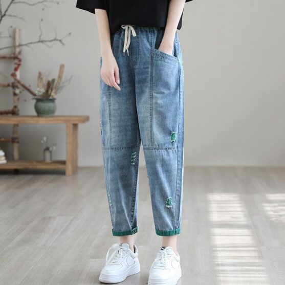 Petite Wide-Leg Cropped Pants - Image 2