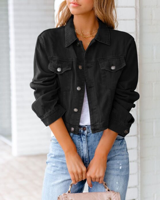 Latest jean Jacket for Ladies - Image 3