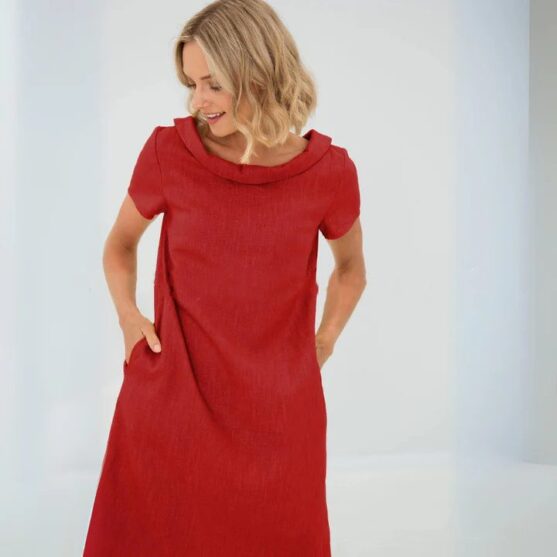 Cotton Summer Dresses With Short Sleeves
