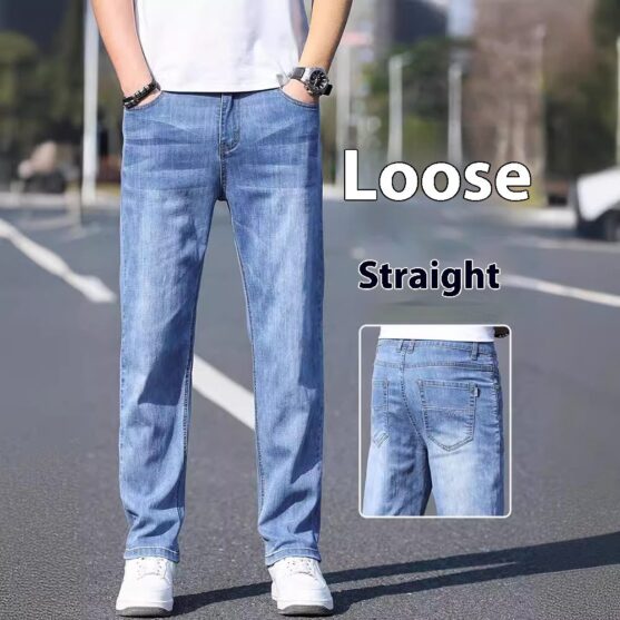 Relaxed Fit men Slim Straight Jeans - Image 6