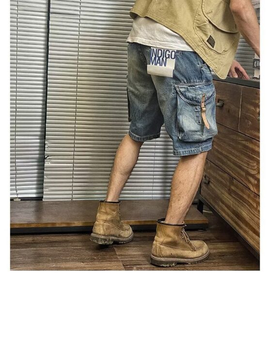 Men's Baggy Loose Denim Shorts - Image 2