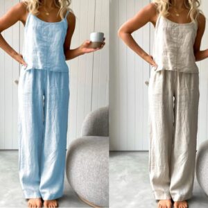 Best Cotton Linen Loungewear Set for Women