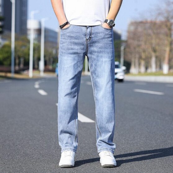 Relaxed Fit men Slim Straight Jeans - Image 8