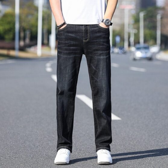 Relaxed Fit men Slim Straight Jeans - Image 4