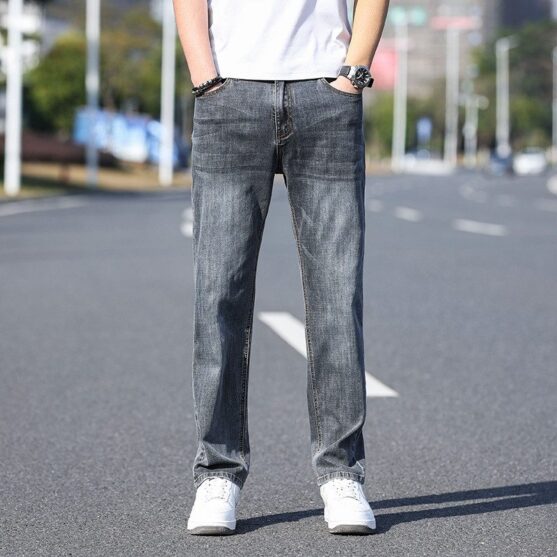 Relaxed Fit men Slim Straight Jeans - Image 5