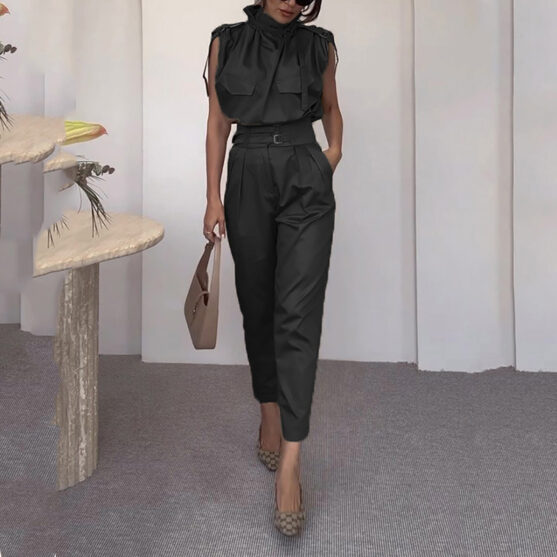 Women’s Belted Jumpsuit - Image 6