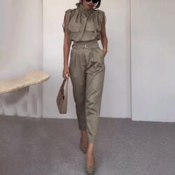 Women’s Belted Jumpsuit – Chic & Stylish One-Piece Outfit for Every Occasion
