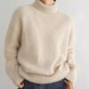 Women's Wool Turtleneck Pullover Sweater