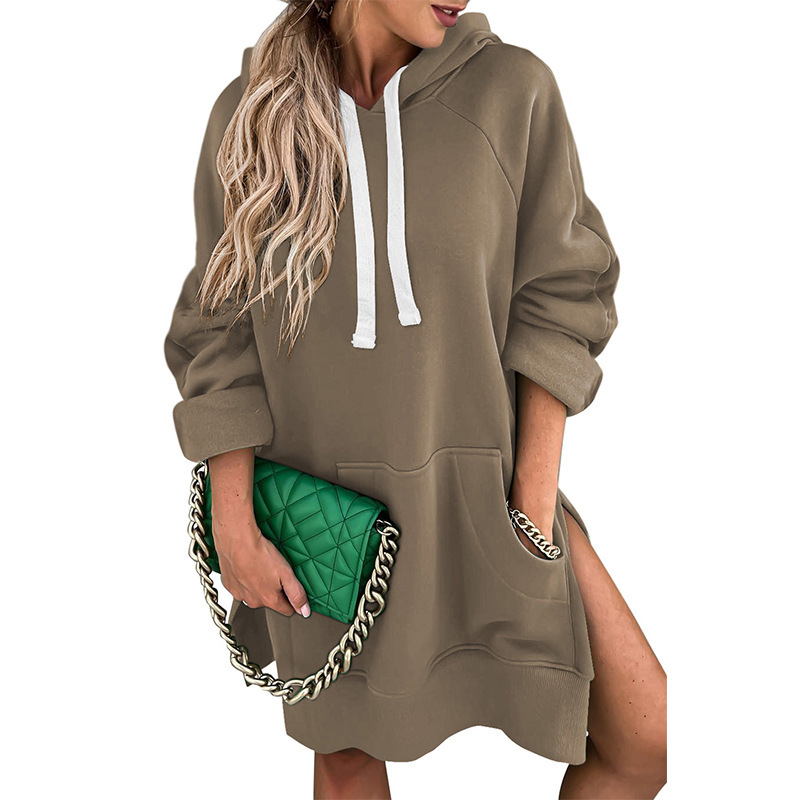 Casual Oversized Hoodie Dress for Women Casual Oversized Hoodie Dress for Women - Image 6