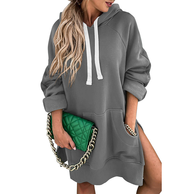 Casual Oversized Hoodie Dress for Women Casual Oversized Hoodie Dress for Women - Image 4