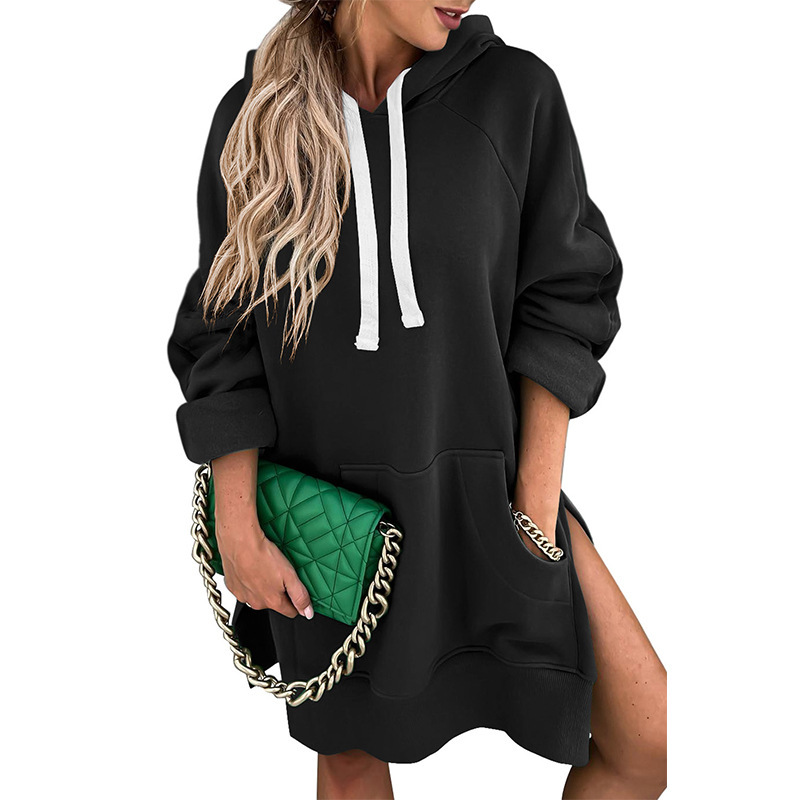 Casual Oversized Hoodie Dress for Women Casual Oversized Hoodie Dress for Women - Image 8