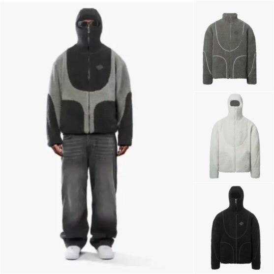 Heavyweight Sherpa Jacket with Integrated Mask Hood