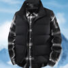 Men's Slim Fit Corduroy Puffer Vest - Thickened Winter Gile
