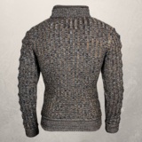 Men’s Distressed Knit Pullover#1 Best Slim Urban Streetwear | Luxe Clothing Men’s Distressed Knit Pullover#1 Best Slim Urban Streetwear - Image 6