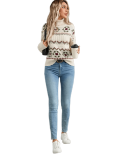 Women's Fair Isle Sweater | Luxe Clothing Women's Fair Isle Sweater 36959846 4f72 4bfc a126 500e65bc6347 trans 1