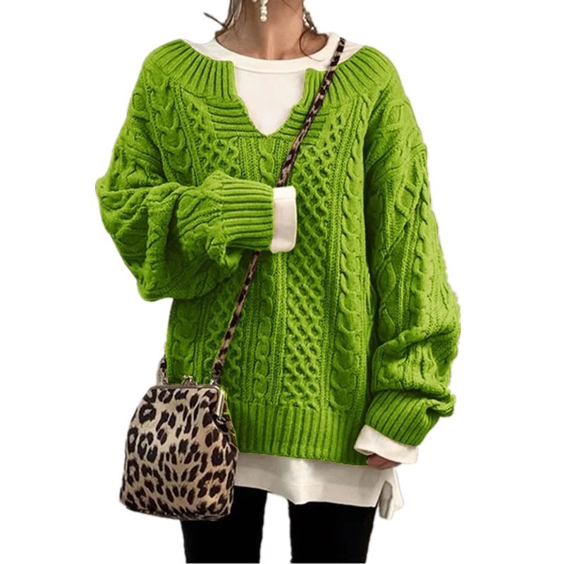 Women's Soft Knit Crewneck Sweater | Luxe Clothing Women's Soft Knit Crewneck Sweater - Image 8