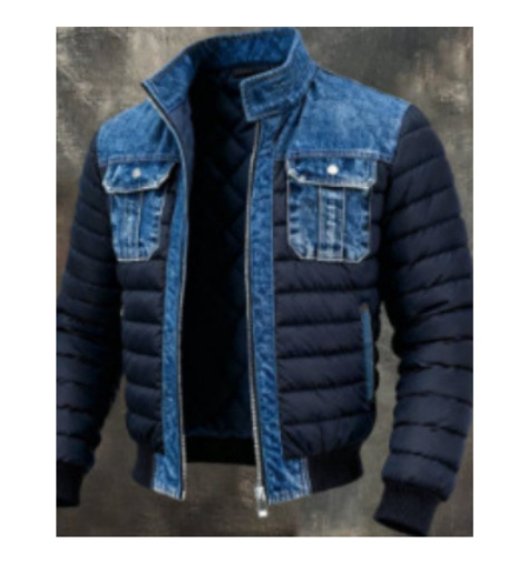 Men's Textured Sherpa-Lined Hooded Jacket - Image 8