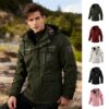 Men’s Casual Hooded Jacket – British Style Lightweight Coat