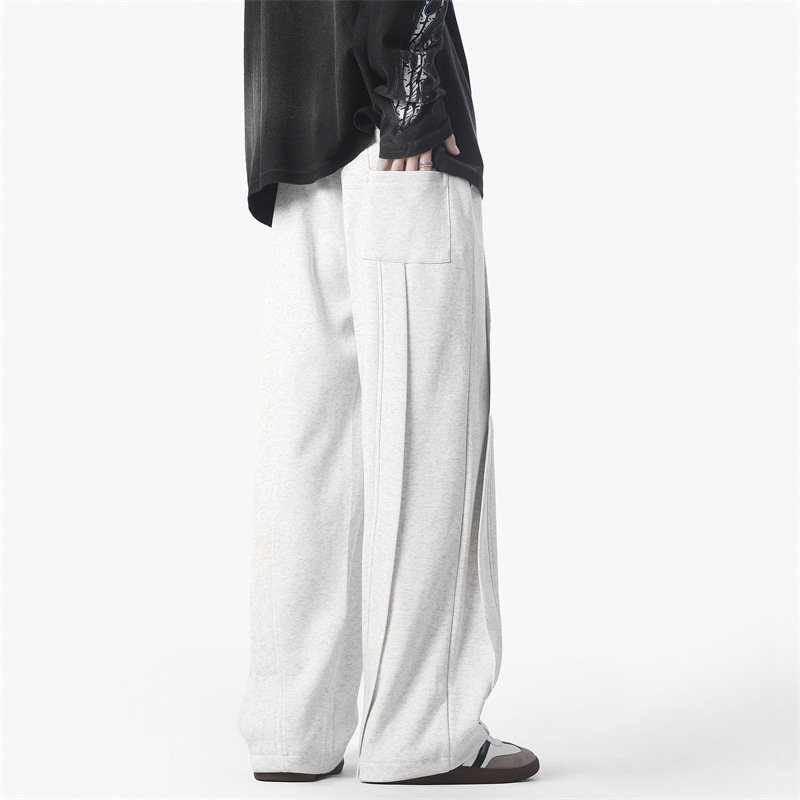 Men’s Baggy Sweatpants – Wide Leg Pants | Luxe Clothing Men’s Baggy Sweatpants – Wide Leg Pants - Image 4