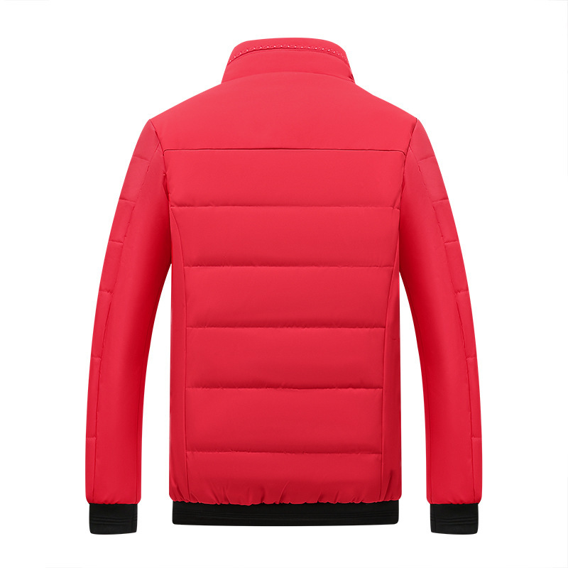 Men’s Winter Fleece-Lined Puffer Jacket – Thermal Quilted Coat | Luxe Clothing Men’s Winter Fleece-Lined Puffer Jacket – Thermal Quilted Coat - Image 6