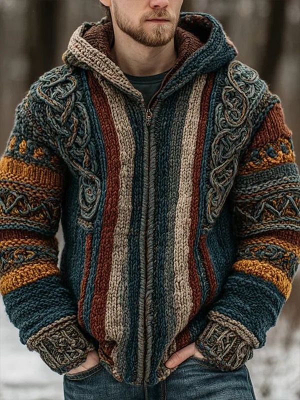 Men's Graphic Zip Hoodie - Ultimate 3D Print | Luxe Clothing Men's Graphic Zip Hoodie - Ultimate 3D Print - Image 4