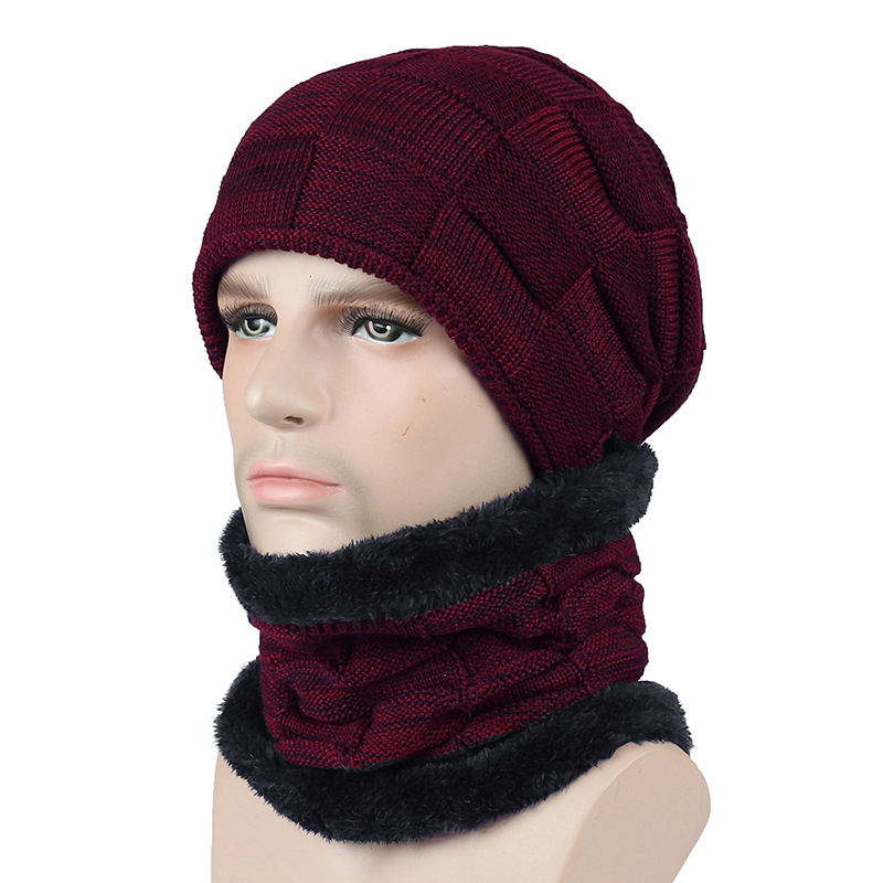 Mens Winter Knit Beanie Set: 2 Ultimate & Perfect Fleece Pieces - Image 7